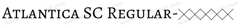 Atlantica SC Regular字体转换